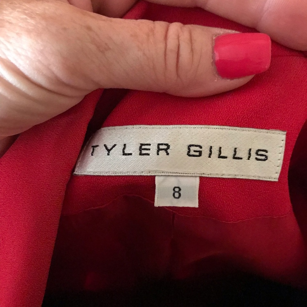 Tyler Gillis Red single-breasted blazer - Picture 2 of 2